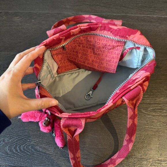 rare like-new kipling shoulder cute under arm purse bag - Picture 7 of 12